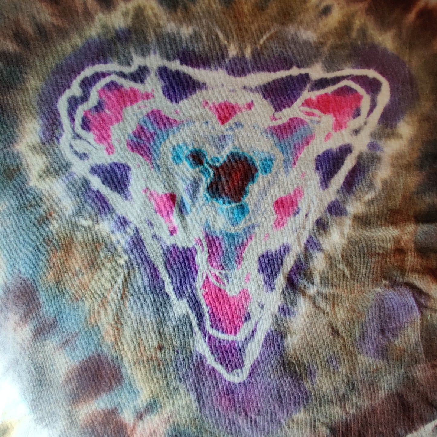 XL Tie Dye Shirt "Triangle Mandala"