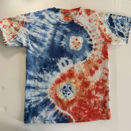 Large Tie Dye Shirt "Yin Yang"